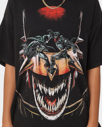 Goat Crew X DC Batman Who Laughs Vintage T-Shirt Black Wash