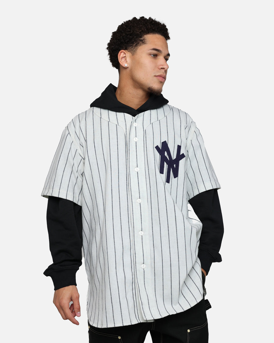 Ebbets Field Flannels New York Mammoths 1972 Home Jersey Grey 