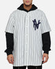 Ebbets Field Flannels New York Mammoths 1972 Home Jersey Grey