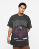 Rats Get Fat Vengeance Rhinestone T-Shirt Off Black