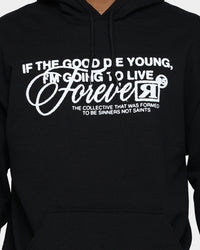 73Studio Live Forever Hoodie Black