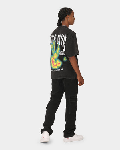 Loiter Pure Love Vintage T-Shirt Black Wash
