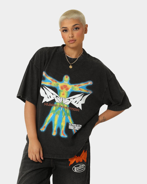 Loiter Pure Love Vintage T-Shirt Black Wash