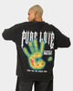 Loiter Pure Love Vintage T-Shirt Black Wash