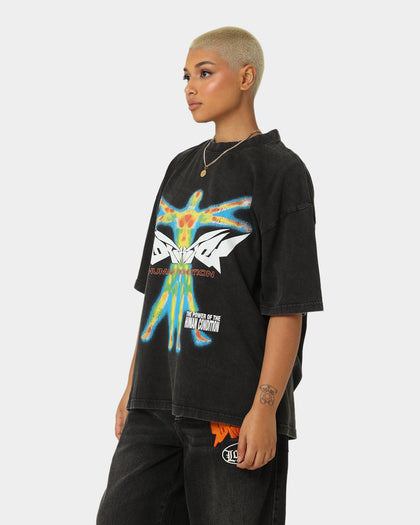 Loiter Pure Love Vintage T-Shirt Black Wash