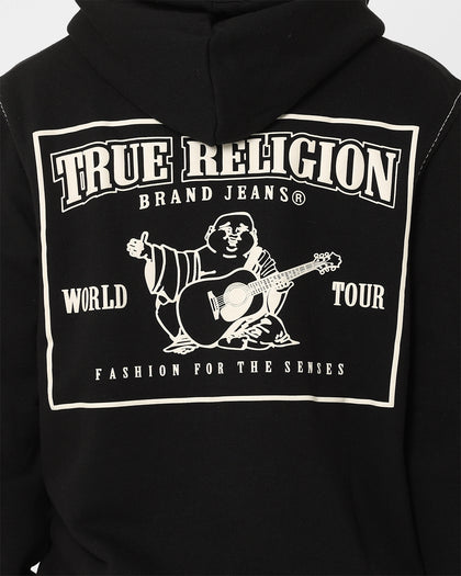 True Religion Big T Zip Thru Jacket Jet Black