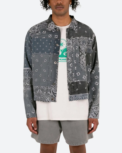 MNML Bandana Trucker Shirt Black