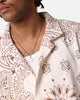 XXIII Paisley Nights Button Up Shirt Cream/Brown