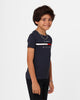 Tommy Hilfiger Kids' Flag Rib Insert T-Shirt Twilight Navy