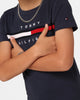 Tommy Hilfiger Kids' Flag Rib Insert T-Shirt Twilight Navy