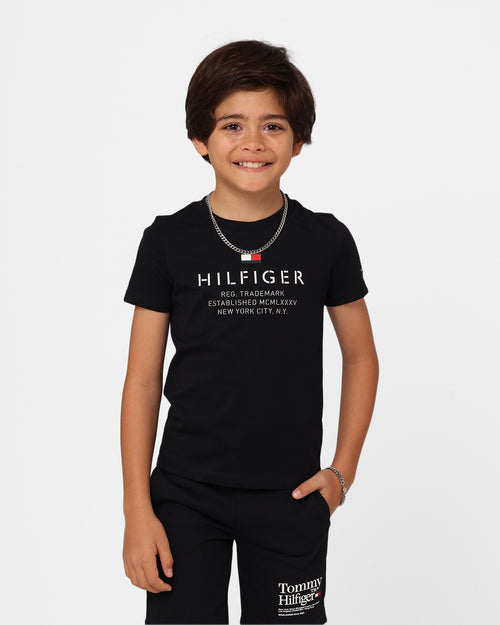Tommy Hilfiger Kids' The Logo T-Shirt Desert Sky