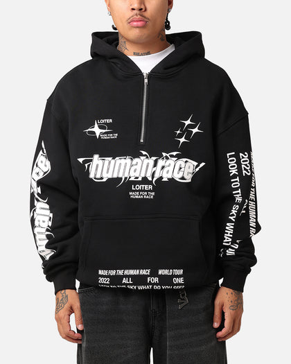 Loiter Rave Zip Hoodie Black Culture Kings US - Main Image