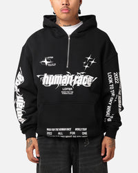 Loiter Rave Zip Hoodie Black
