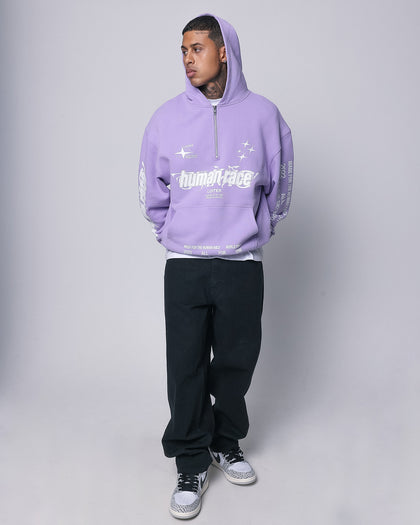 Loiter Rave Zip Hoodie Lilac