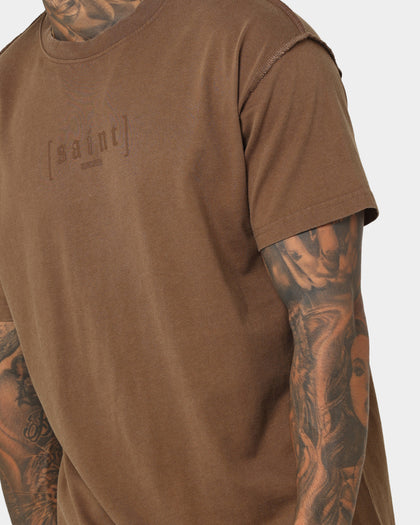 Saint Morta Rebirth Lafayette T-Shirt Vintage Brown