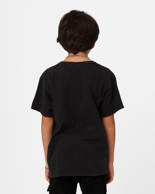 Shortie X DC Kids' Batman Comic Vintage T-Shirt Black Wash