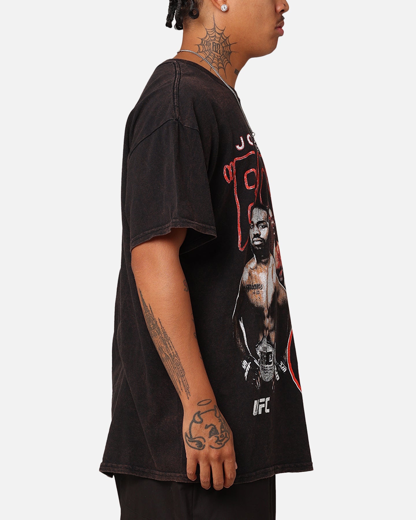 UFC By Goat Crew Jon Jones Vintage T-Shirt Black Wash | Culture