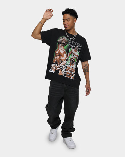 UFC By Goat Crew Kamaru Usman Vintage T-Shirt Black Wash