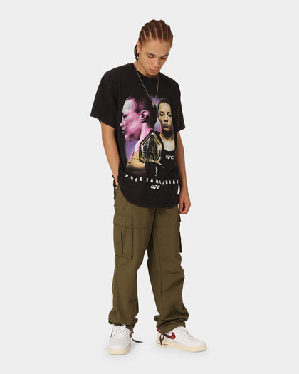 UFC By Goat Crew Rose Namajunas Vintage T-Shirt Black Wash