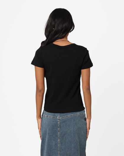 AS Colour Women's Organic Rib T-Shirt Black