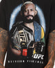 UFC By Goat Crew Deiveson Figueiredo Vintage T-Shirt Black Wash