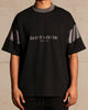 Saint Morta Box Panel T-Shirt Black