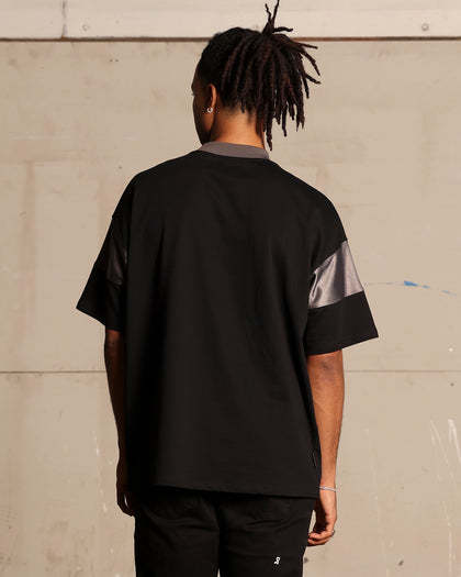 Saint Morta Box Panel T-Shirt Black