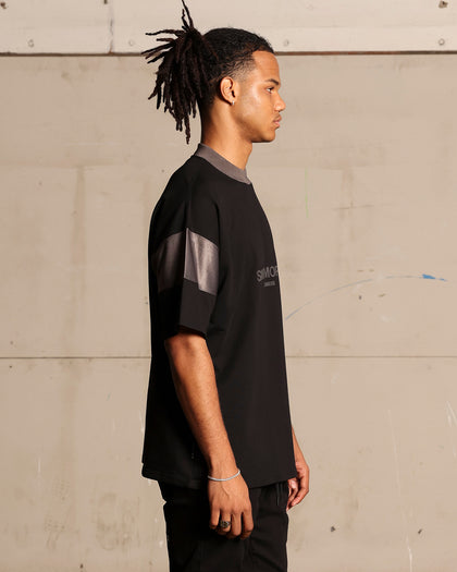 Saint Morta Box Panel T-Shirt Black