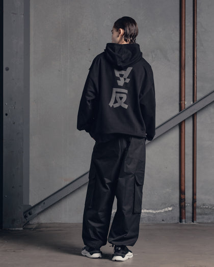 The Anti Order Shibuya Markets Boxy Hoodie Black/Grey