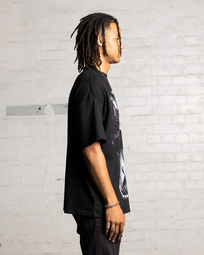Saint Morta Snake Eyes Boxy T-Shirt Black
