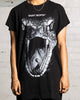 Saint Morta Snake Eyes Cutoff Bat T-Shirt Black/White