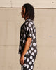 Saint Morta Vintage Rose Short Sleeve Shirt Black