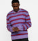 MNML Striped Mohair Sweater Purple