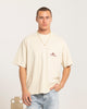 Carre Class Oversized Pocket T-Shirt Light Stone
