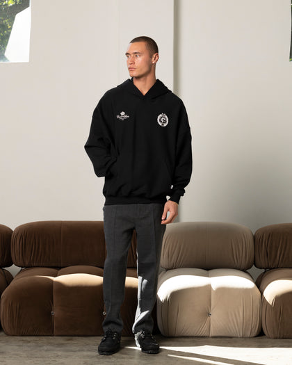 Carre Prestige Oversized Hoodie Black