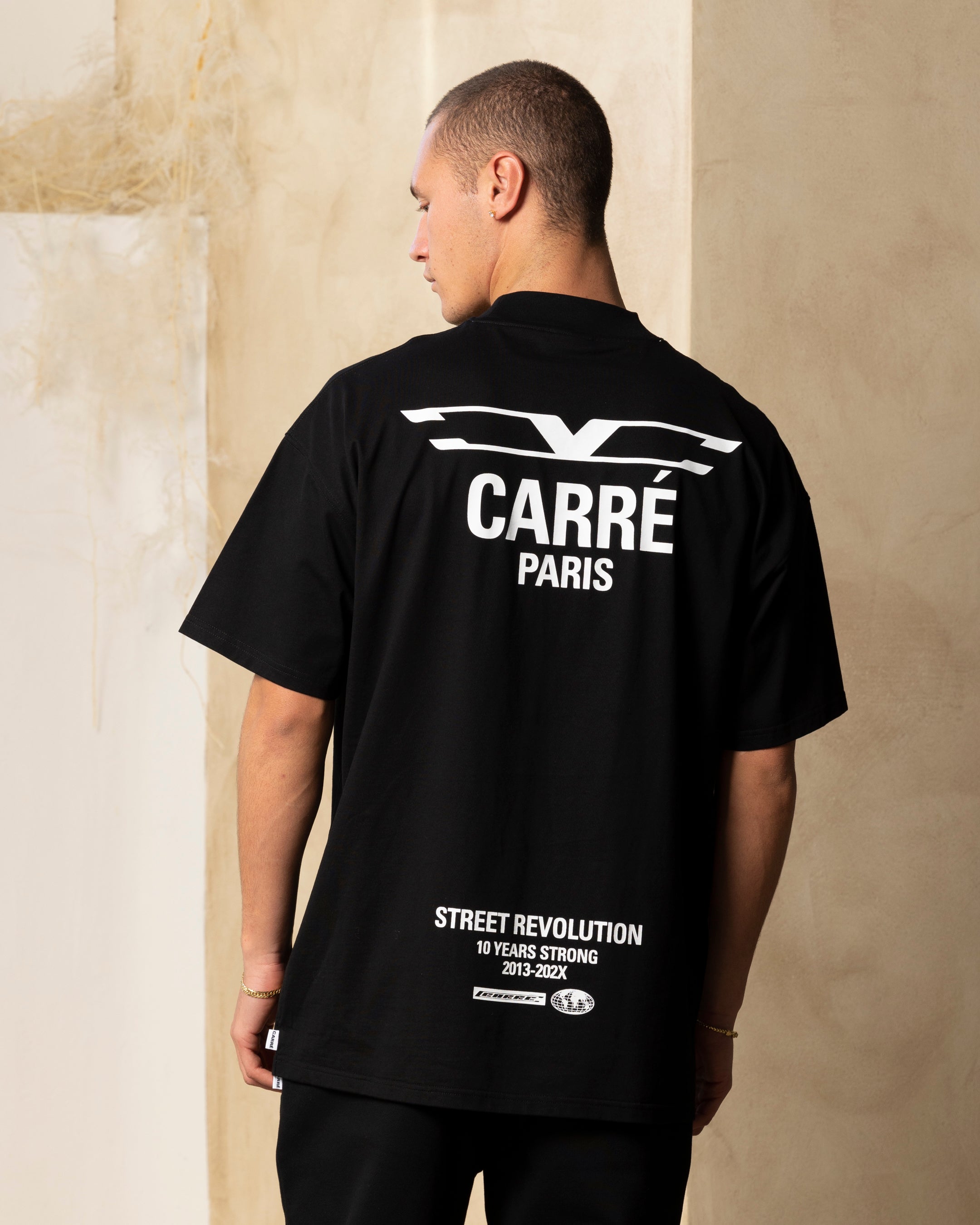 Carre Revolution Oversized T-Shirt Black | Culture Kings US