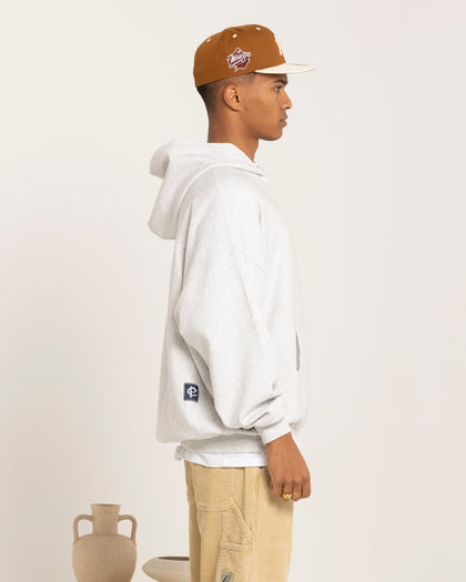 Carre Rose Motion Oversized Hoodie Light Marle