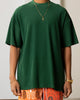 Carre Terry Oversized T-Shirt Forest Green