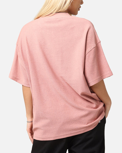 Carre Terry Oversized T-Shirt Rose
