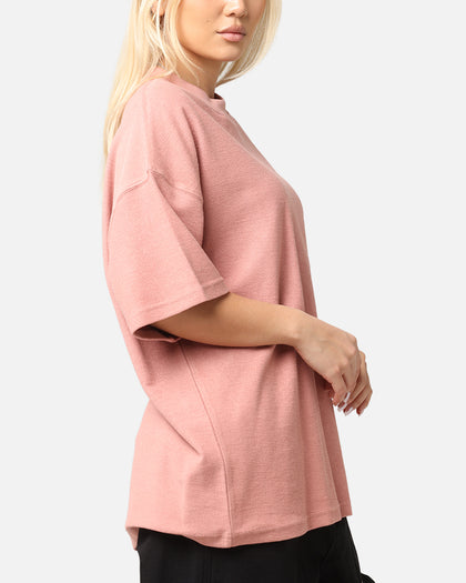 Carre Terry Oversized T-Shirt Rose