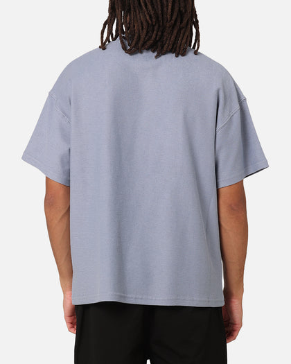 Carre Terry Oversized T-Shirt Blue