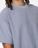Carre Terry Oversized T-Shirt Blue