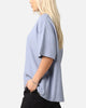 Carre Terry Oversized T-Shirt Blue