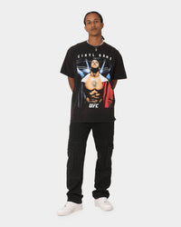 UFC By Goat Crew Ciryl Gane Vintage T-Shirt Black Wash