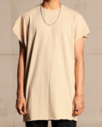Saint Morta Cutoff Bat T-Shirt Stone