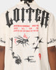 Loiter Tattoo Button Up Shirt Ecru