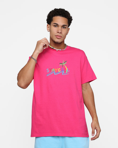 STAYCOOLNYC Vacation T-Shirt Magenta
