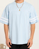 Carre CP Grid Iron T-Shirt Light Blue