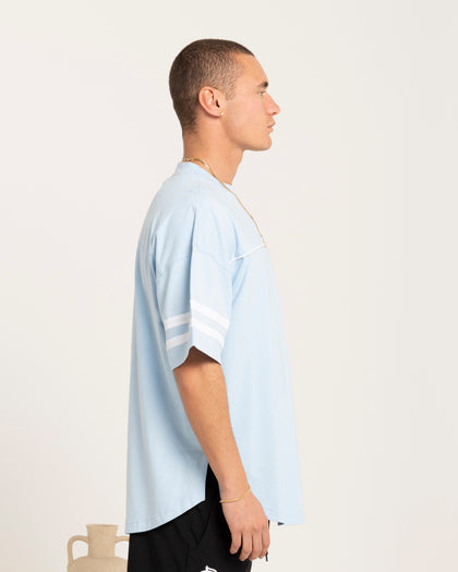 Carre CP Grid Iron T-Shirt Light Blue