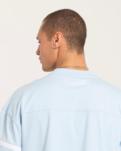 Carre CP Grid Iron T-Shirt Light Blue